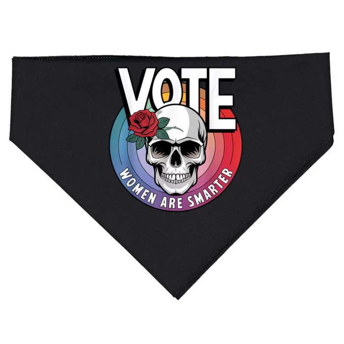 Vote Women Are Smarter USA-Made Doggie Bandana