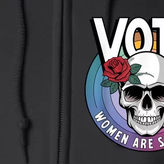 Vote Women Are Smarter Full Zip Hoodie