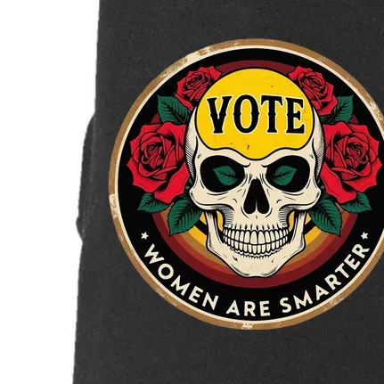 Vote Women Are Smarter Doggie 3-End Fleece Hoodie