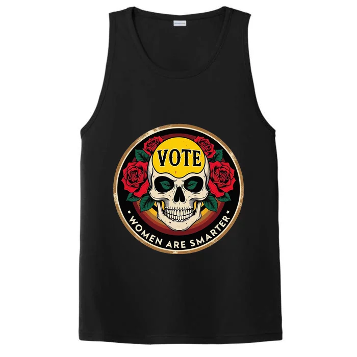 Vote Women Are Smarter Performance Tank