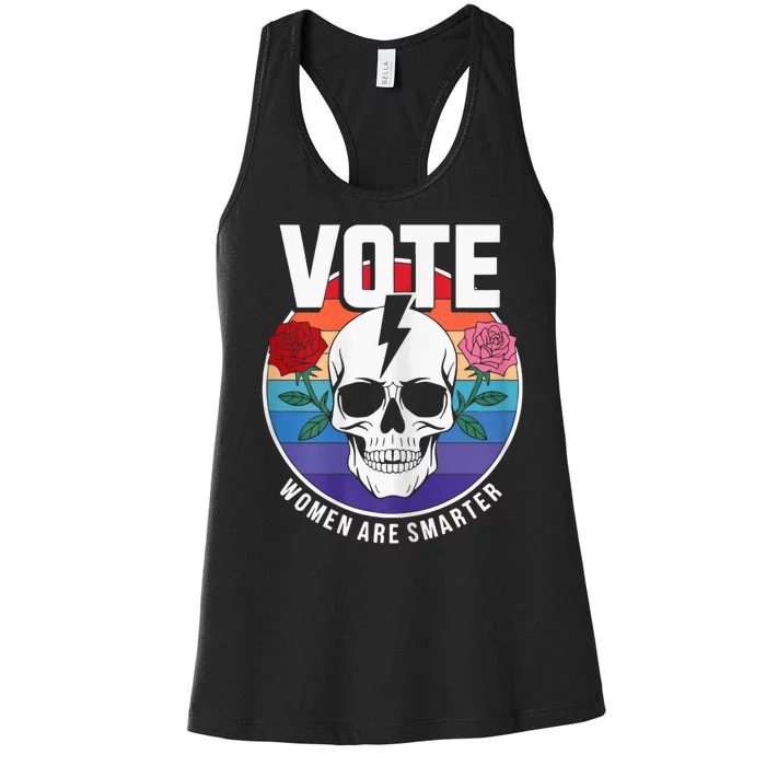 Vote Women Are Smarter Women's Racerback Tank