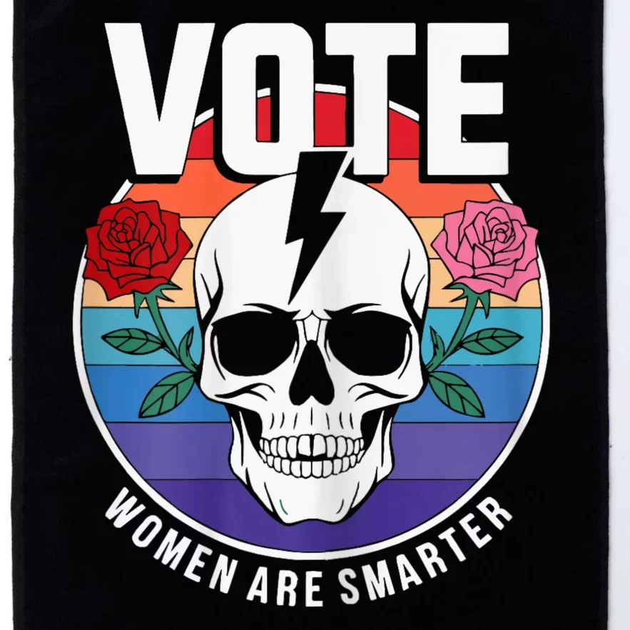 Vote Women Are Smarter Platinum Collection Golf Towel