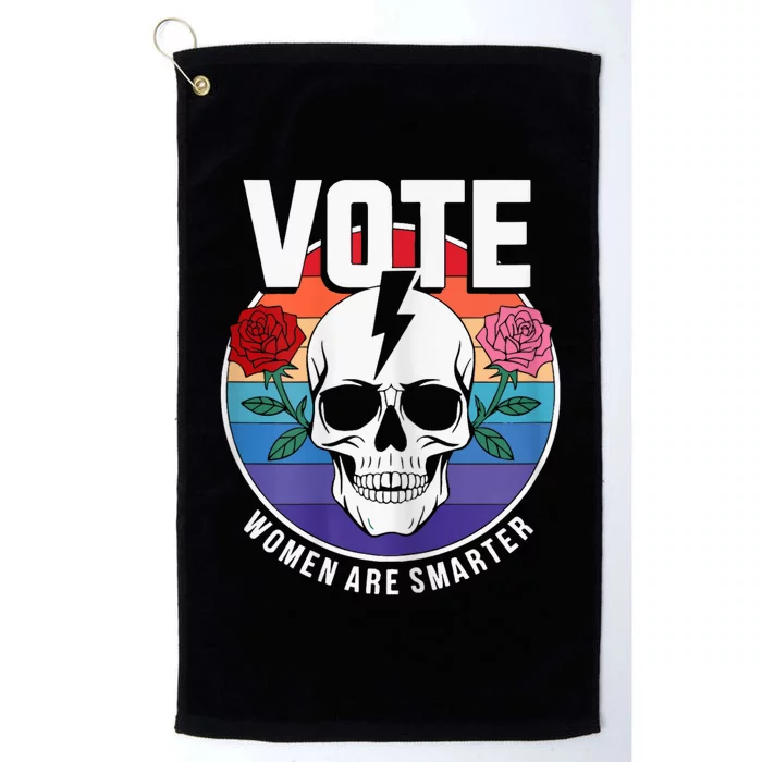 Vote Women Are Smarter Platinum Collection Golf Towel