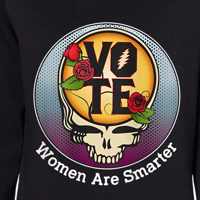 Vote Women Are Smarter Womens California Wash Sweatshirt