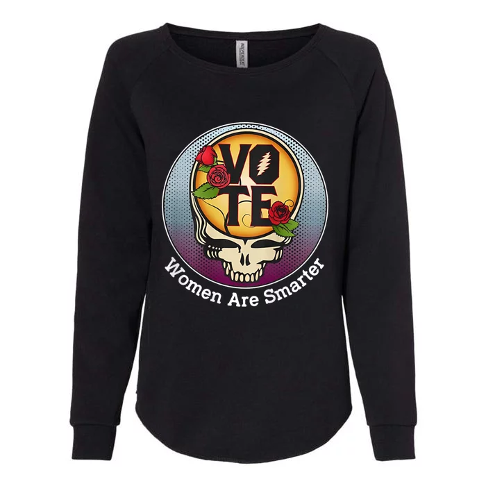 Vote Women Are Smarter Womens California Wash Sweatshirt