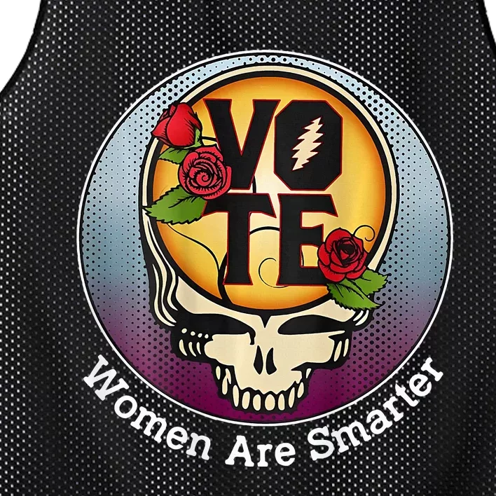 Vote Women Are Smarter Mesh Reversible Basketball Jersey Tank