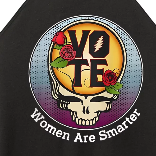 Vote Women Are Smarter Funny Gift Women’s Perfect Tri Rocker Tank