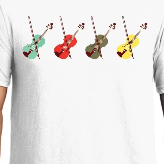 Violin With Bows Orchestra Gift Pajama Set