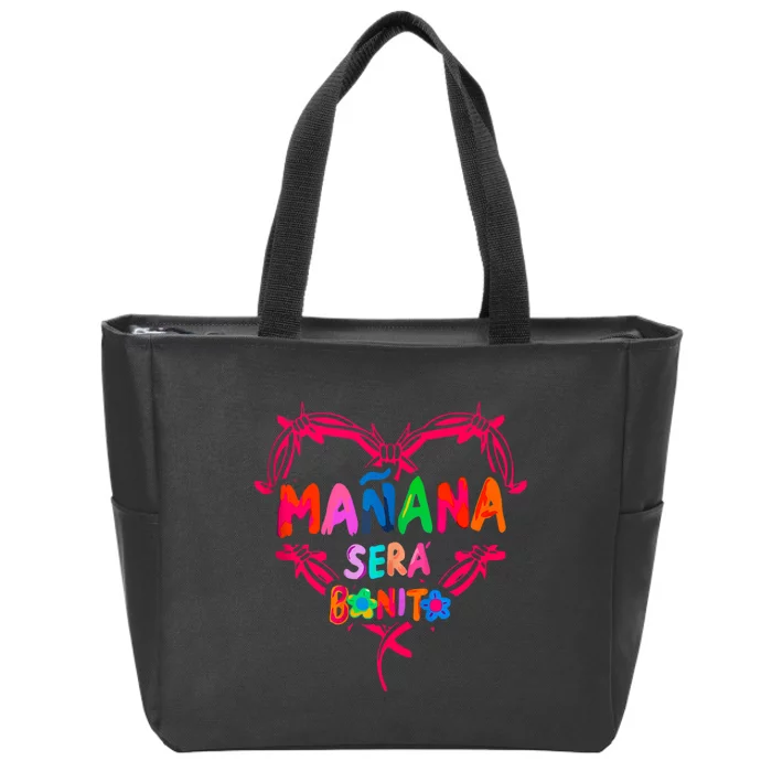 Vintage Women Birthday Karols Manana G Sera Bonitos Zip Tote Bag