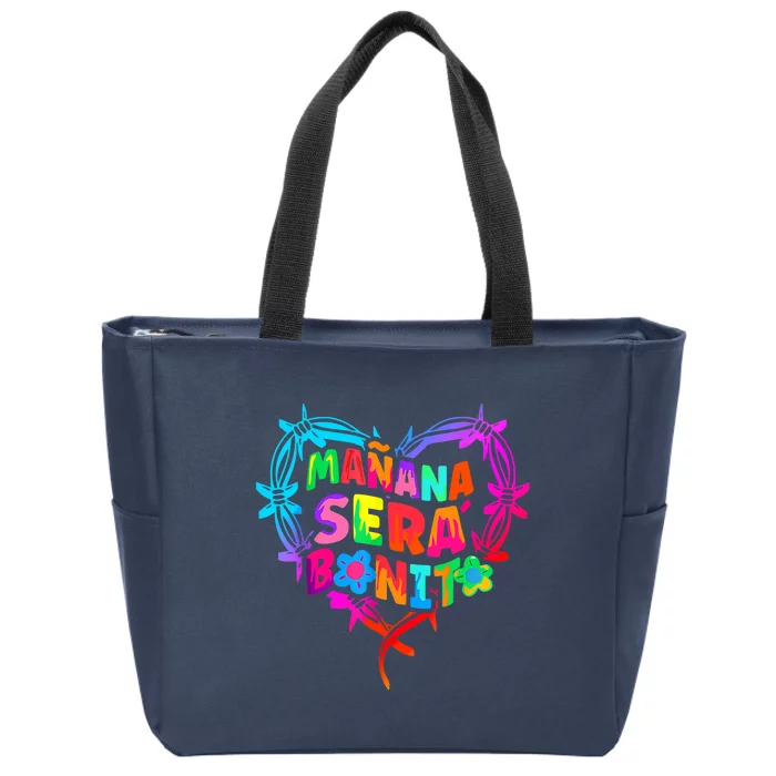 Vintage Women Birthday Karols Manana G Sera Bonitos Lover Zip Tote Bag