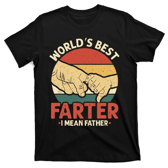 Vintage World's Best Farter I Mean Father T-Shirt