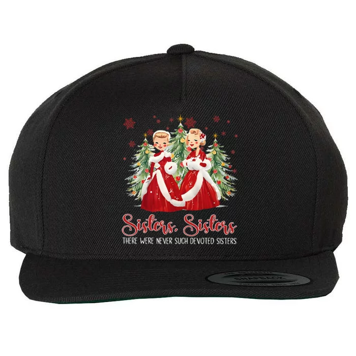 Vintage White Christmas Movie 1954 Sisters Sisters Xmas Snow Wool Snapback Cap