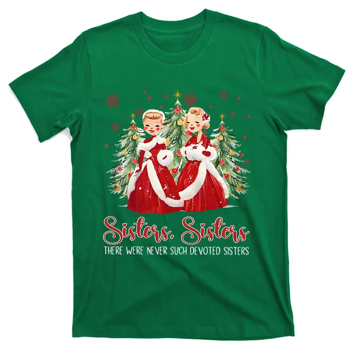 Vintage White Christmas Movie 1954 Sisters Sisters Xmas Snow T-Shirt