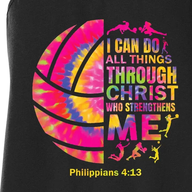 Volleyball Women Christian Christ Women's Racerback Tank