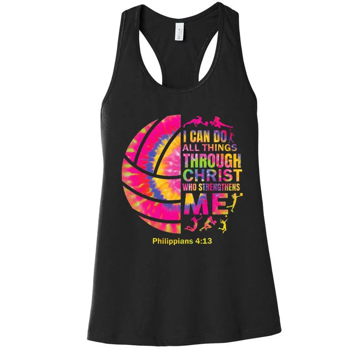 Volleyball Women Christian Christ Women's Racerback Tank