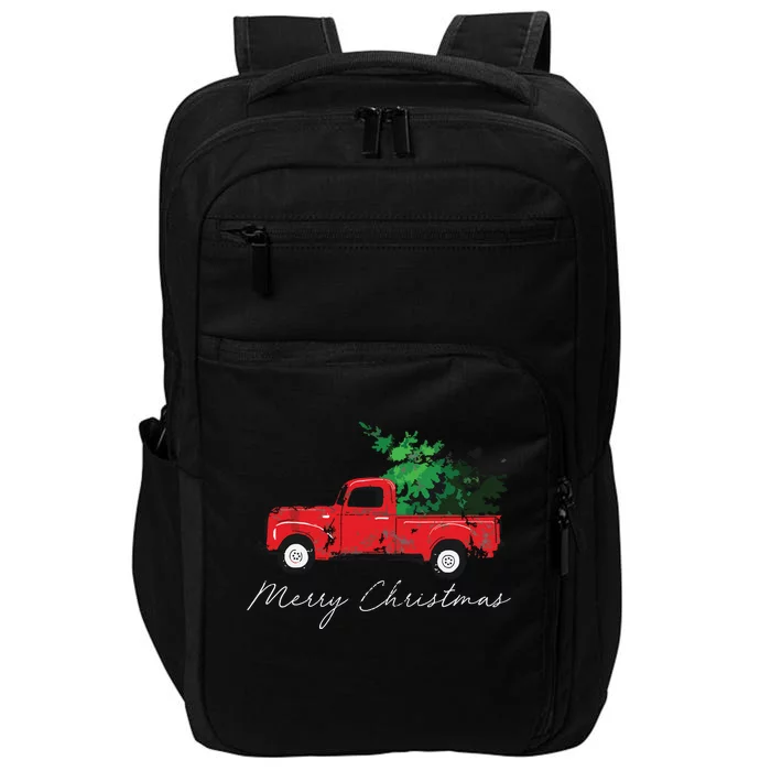 Vintage Wagon Christmas Tree On Car Xmas Vacation Impact Tech Backpack