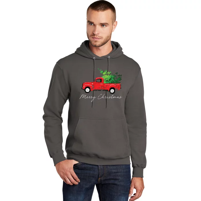 Vintage Wagon Christmas Tree On Car Xmas Vacation Hoodie