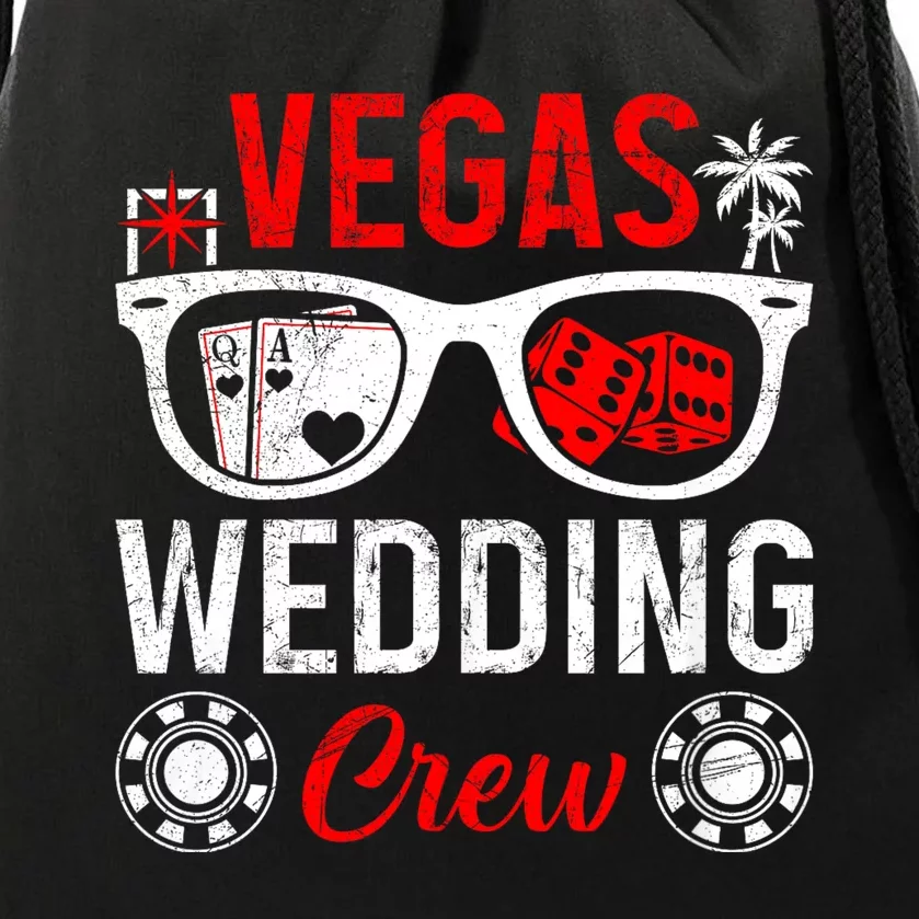 Vegas Wedding Crew Bachelor Party Las Vegas Drawstring Bag