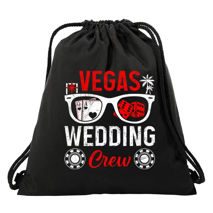 Vegas Wedding Crew Bachelor Party Las Vegas Drawstring Bag