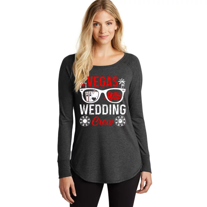 Vegas Wedding Crew Bachelor Party Las Vegas Women's Perfect Tri Tunic Long Sleeve Shirt