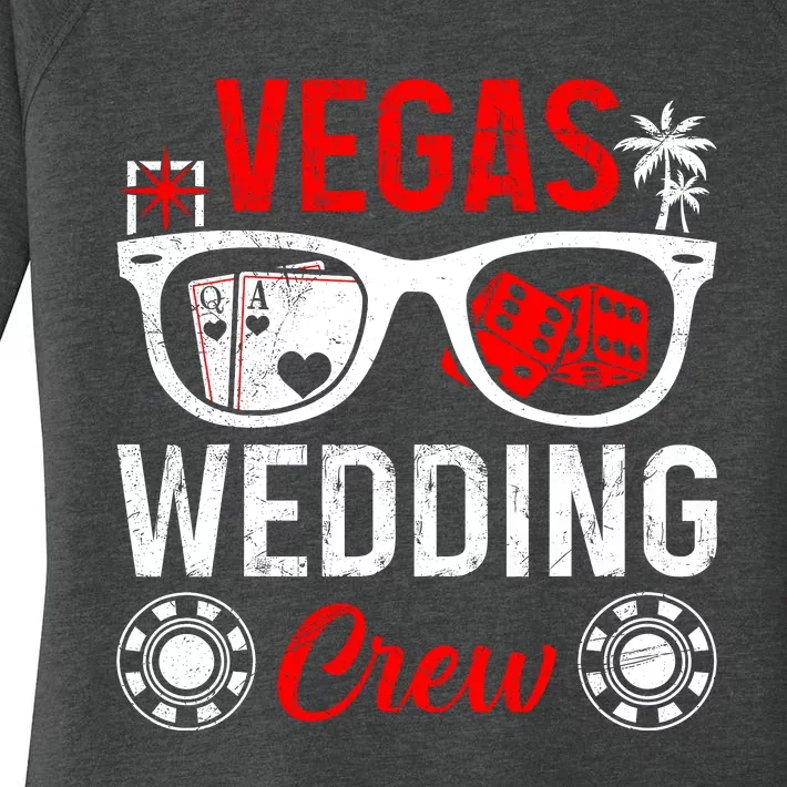 Vegas Wedding Crew Bachelor Party Las Vegas Women's Perfect Tri Tunic Long Sleeve Shirt