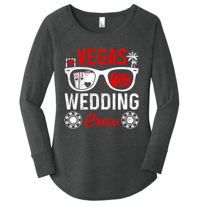 Vegas Wedding Crew Bachelor Party Las Vegas Women's Perfect Tri Tunic Long Sleeve Shirt