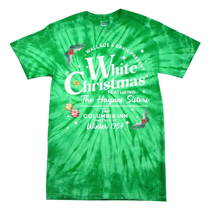 Vintage White Christmas Movie Tie-Dye T-Shirt