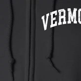 Vermont Worn Design Classic Full Zip Hoodie