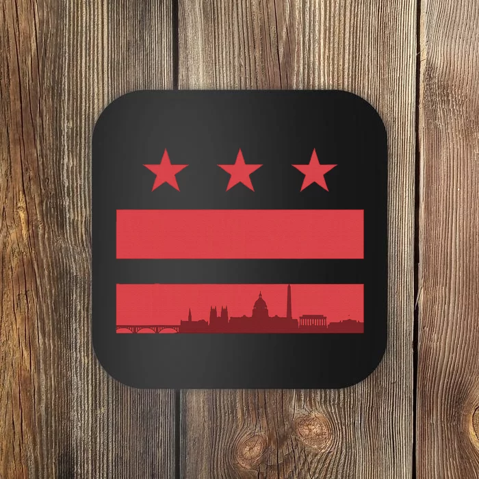 Vintage Washington Dc Retro Flag Coaster