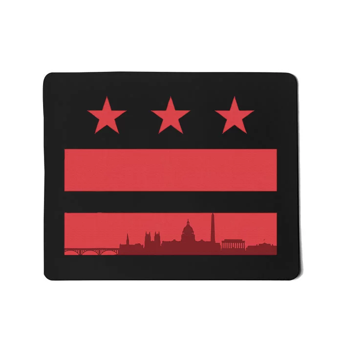 Vintage Washington Dc Retro Flag Mousepad