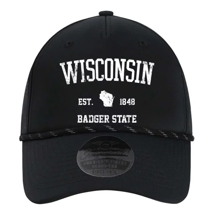 Vintage Wisconsin Est 1849 Badger State Performance The Dyno Cap