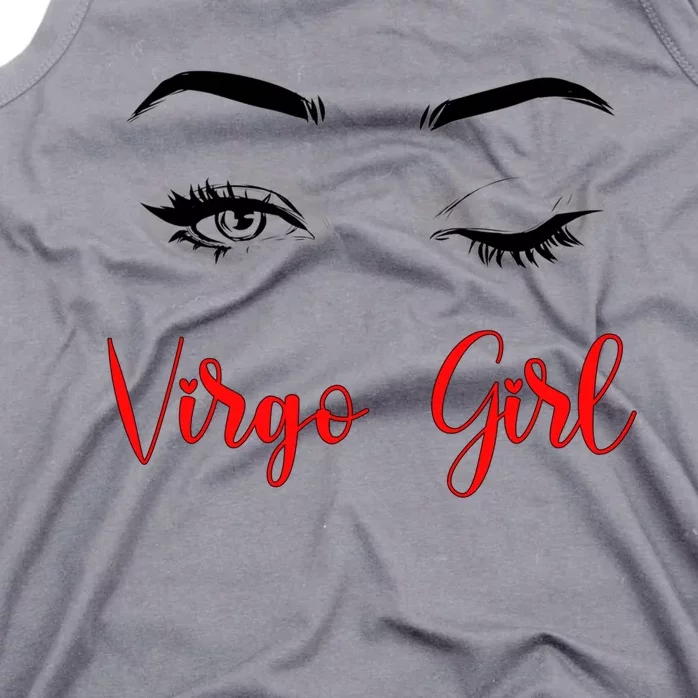 Virgo Winked Eye Zodiac Birthday Gift Tank Top