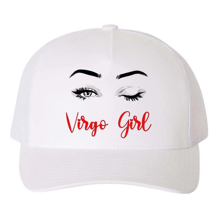 Virgo Winked Eye Zodiac Birthday Gift Yupoong Adult 5-Panel Trucker Hat