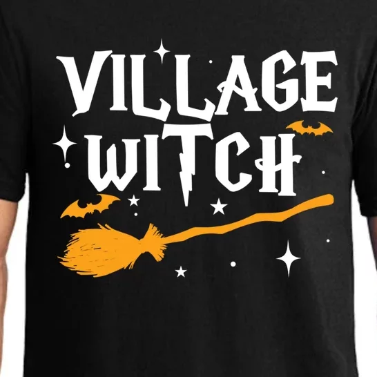 Village Witch Funny Halloween Witch Costume Great Gift Pajama Set