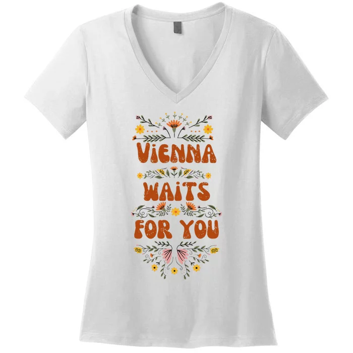 Vienna Waits For You Women's V-Neck T-Shirt