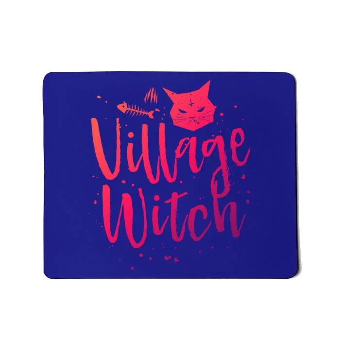 Village Witch Funny Halloween Witch Spell Outfit Costume Gift Mousepad