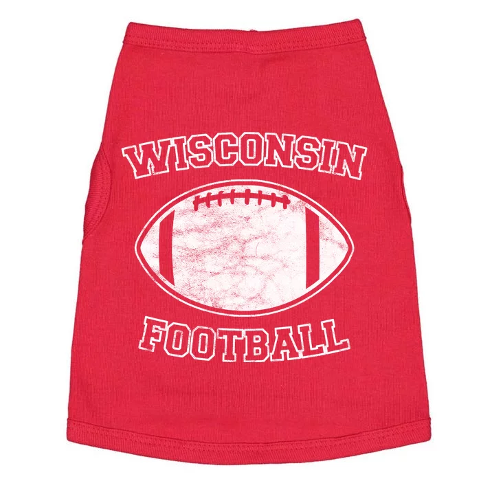 Vintage Wisconsin Football Doggie Tank