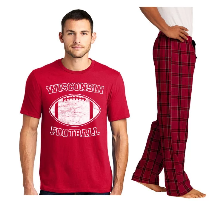 Vintage Wisconsin Football Pajama Set