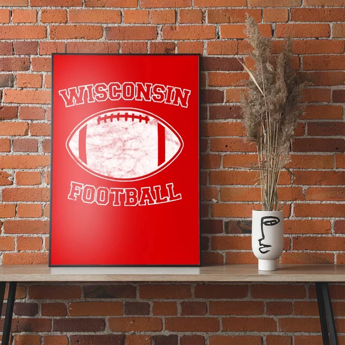 Vintage Wisconsin Football Poster