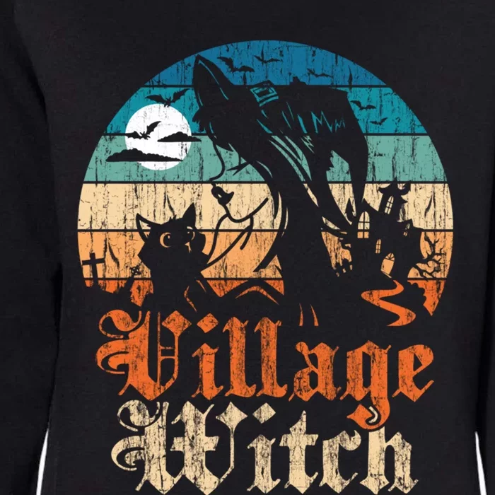 Village Witch Funny Gift Womens California Wash Sweatshirt