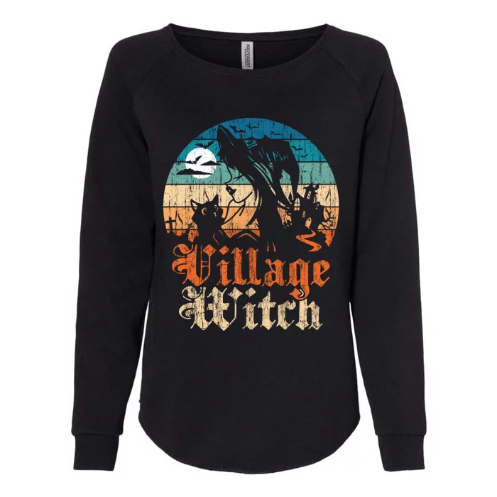 Village Witch Funny Gift Womens California Wash Sweatshirt