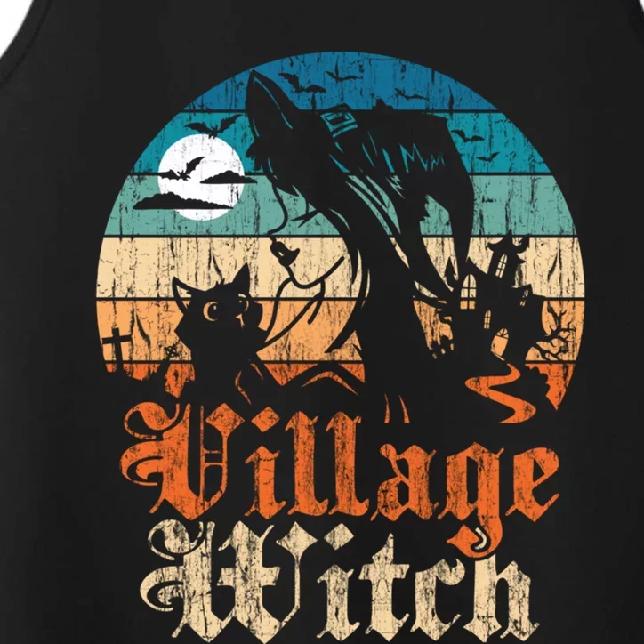 Village Witch Funny Gift Performance Tank