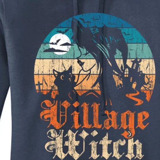 Village Witch Funny Gift Women's Pullover Hoodie