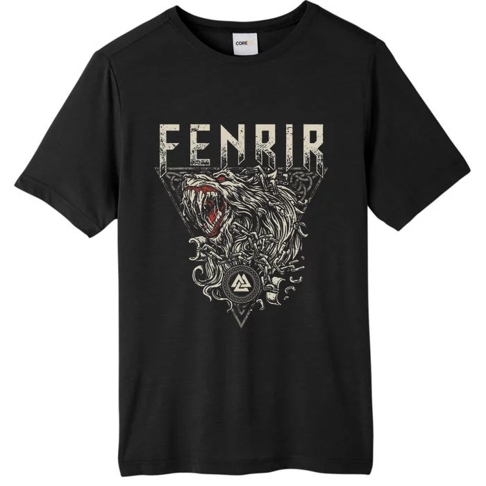 Viking Wolf Fenrir Norse Scandinavian Pagan Mythology ChromaSoft Performance T-Shirt