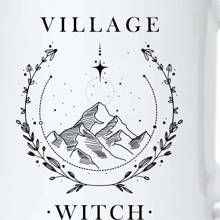 Village Witch Funny Gift Black Color Changing Mug