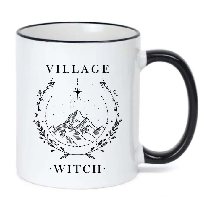 Village Witch Funny Gift Black Color Changing Mug