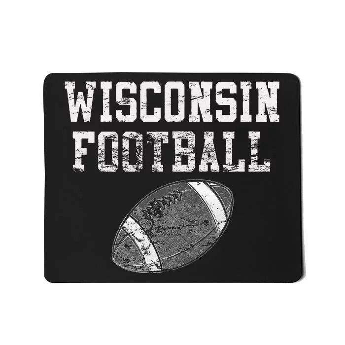 Vintage Wisconsin Football Mousepad