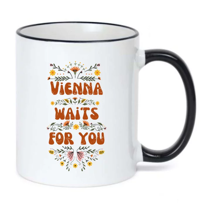 Vienna Waits For You Black Color Changing Mug