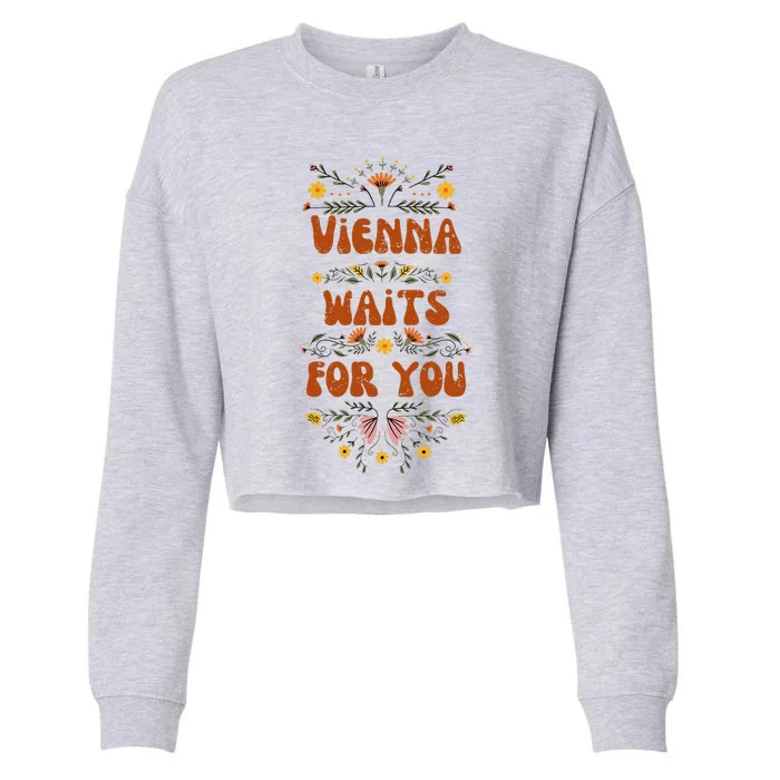 Vienna Waits For You Cropped Pullover Crew