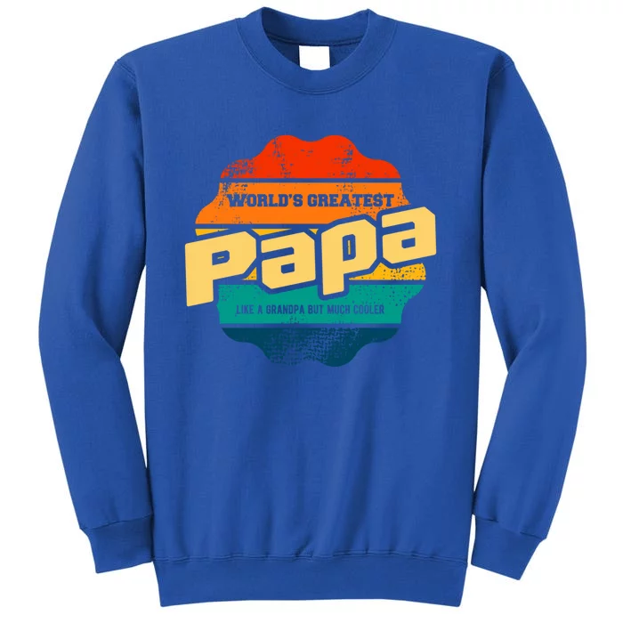 Vintage Worlds Greatest Papa Gift Sweatshirt